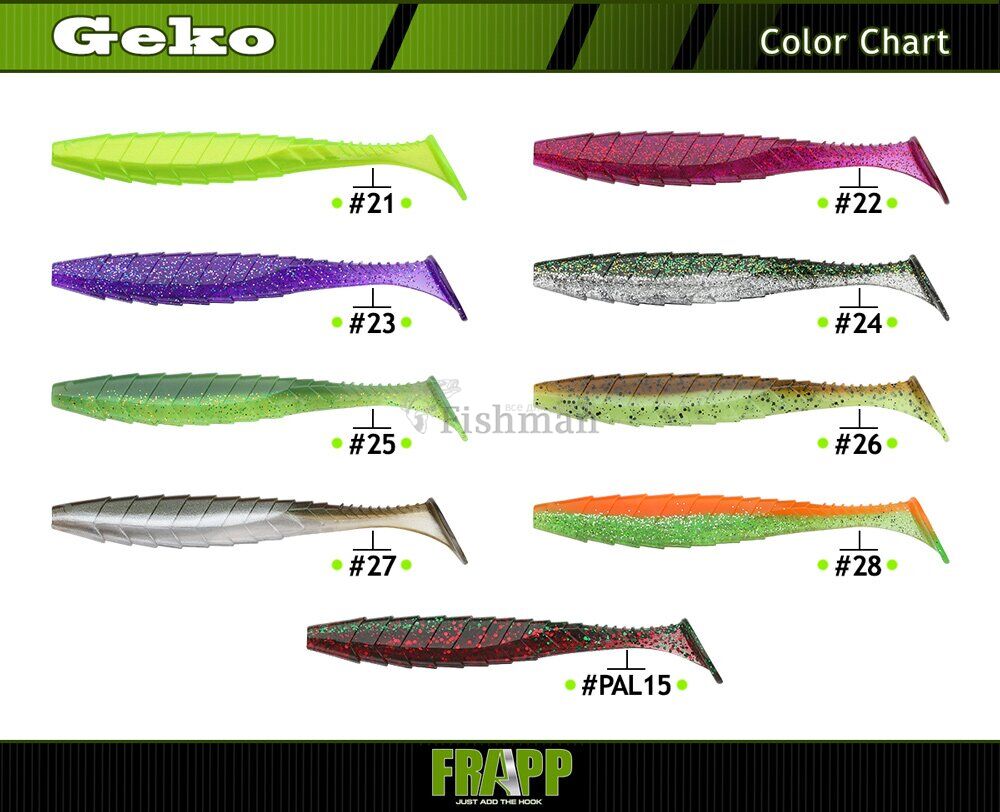 shad Frapp Geko 5" 21 in the fishing tackle shop fishman.com.ua ...