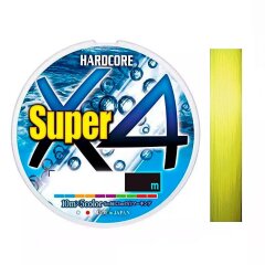 Duel Hardcore Super X4 150m Hi-Vis Yellow, 0.128 мм.(#0.6), 5.44 кг(12 lb)