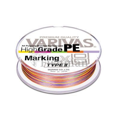 Varivas High Grade PE Marking TYPE 2 X8 150m, 0.128 мм.(#0.6), 5,90 кг(13 lb)