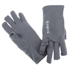 Simms Ultra-Wool Core 3-Finger Liner Carbon, S