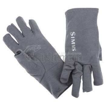 Simms Ultra-Wool Core 3-Finger Liner Carbon, S