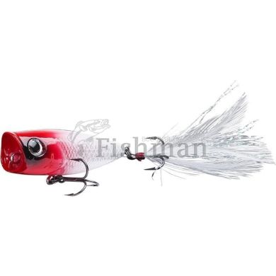Fladen Maxximus Predator Perch Prey Popper 45, Red & White
