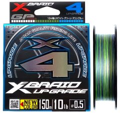 YGK X-Braid Upgrade X4 (3 colored) 150m, 0.117 мм.(#0.5), 4,5 кг.(10 lb)