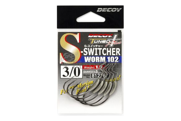 Decoy Worm 102 S-Switcher, 5, 2/0