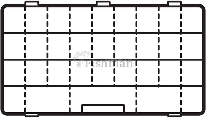 Tuff Tainer&reg; - 6004R Extended Divided, 6004R, 41х22.5х3.8cm