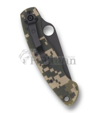 Spyderco Military Black Blade Camo