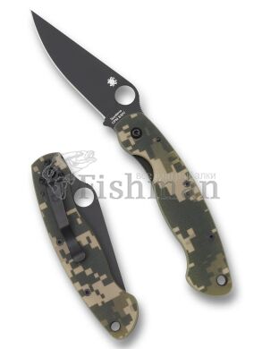Spyderco Military Black Blade Camo