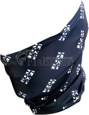 Lucky Craft LC Pop Neck Gaiter Black & White