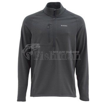Simms Fleece Midlayer Top Raven, L