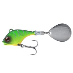 Daiwa Prorex TG Jig Spinner 14g, Matt Firetiger/Black Stripes