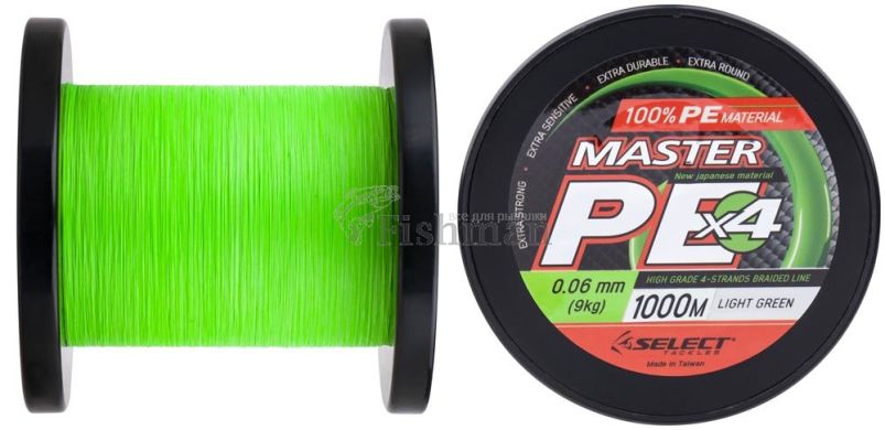 Select Master PE 1000m l-green, 0.180, 20,0 кг (44 lb)