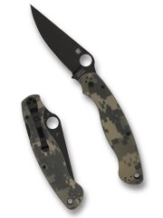 Spyderco Military 2 Black Blade Camo