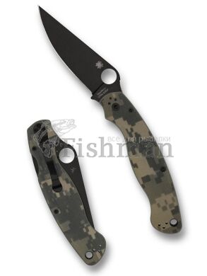 Spyderco Military 2 Black Blade Camo