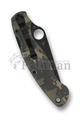 Spyderco Military 2 Black Blade Camo