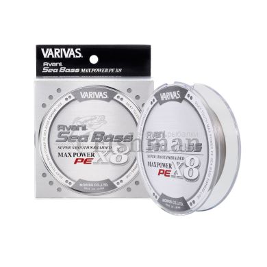 Varivas SeaBass MaxPower X8 Stealthgray 150M, 0.148 мм.(#0.8), 7,25 кг(16 lb)