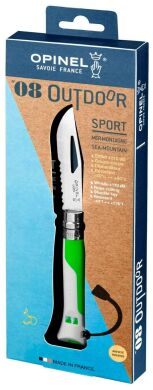 Opinel №8 Outdoor Fluo Green