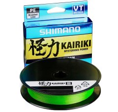 Shimano Kairiki 8 PE (Mantis Green) 300 м, 0,06 мм, 5,22 кг.
