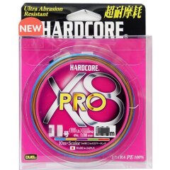 Duel Hardcore X8 PRO 200m 5 Color, 0,24 мм, 15,87 кг.(35 lb)