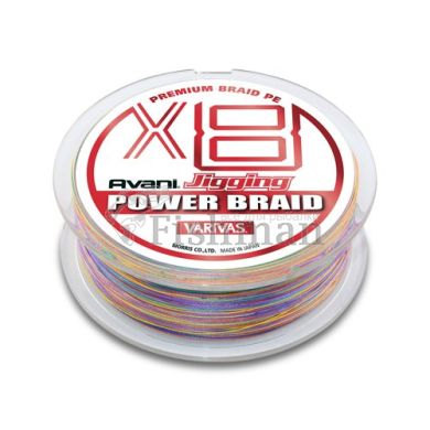 Varivas Jiging Power Braid PE x 8, 0.205 мм(#1.5), 14.06 кг.(31 lb)
