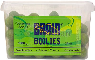 Brain Green Peas Soluble (горох), 24 мм., 1000, тонучий