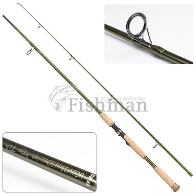 Fladen Vantage Predator Spin, 210cm, 210, 2, 15 - 50, #0.8 - 1.5 PE