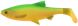 Savage Gear 3D LB River Roach Paddletail 18cm 70g 2pcs, Fire Tiger