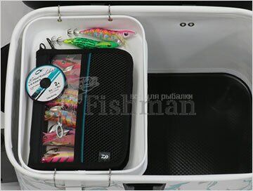 Daiwa Mobile Tackle Bag S36 Silver White, 36, 29 x 40 x 27