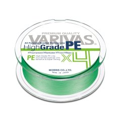 Varivas High Grade PE X4 Flash Green 150m, 0.128 мм.(#0.6), 4,5 кг.(10 lb)