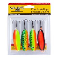 Williams Pike/Walleye 4-Pack Williams Kit UV