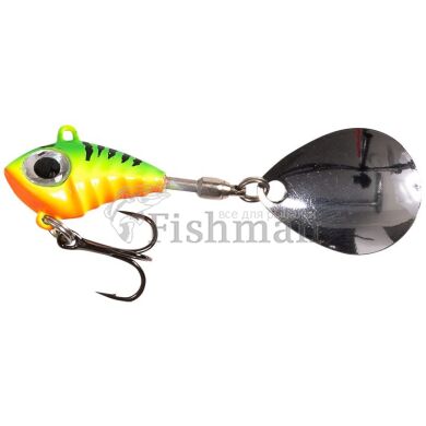 Fladen Conrad Vibra Tail 10g, Firetiger Silver