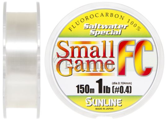 Sunline SWS Small Game FC 150 м, 0.104 мм.(#0.4), 0.45 кг