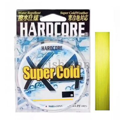 Duel Hardcore Super Cold X4 200m Hi-Vis Yellow, 0.171 мм., 8 кг.