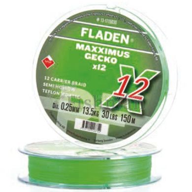 Fladen Maxximus Gecko 12X 150m, 0.171 мм., 5.44 кг(12 lb)