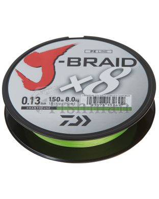 Daiwa J-Braid X8 150m chart, 0,06 мм, 4,1