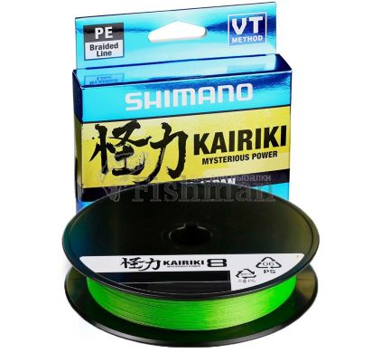 Shimano Kairiki 8 PE (Mantis Green) 300 м, 0.350 мм., 39.5 кг