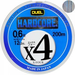 Duel Hardcore X4 200m, 0.117 мм.(#0.5), 3.17 кг.(7 lb)
