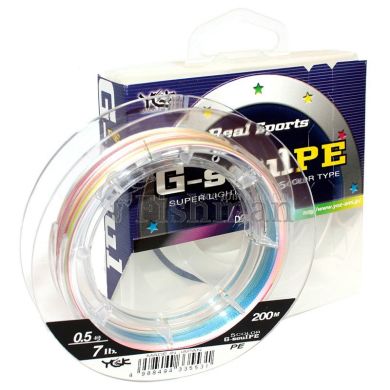 YGK G-Soul PE 5 Colors 200m, 0.128 мм.(#0.6), 3,62 кг.(8 lb)