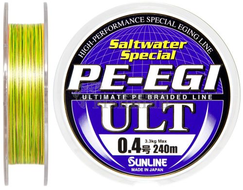 Sunline PE-EGI ULT 240 м, 0.09 мм.(#0.3), 2,5 кг