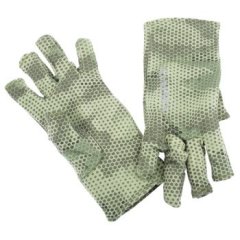 Simms Ultra-Wool Core 3-Finger Liner Hex Camo Loden, S