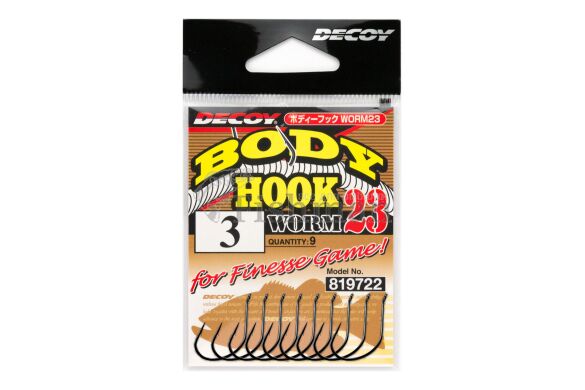 Decoy Worm23 Body Hook, 9, 1