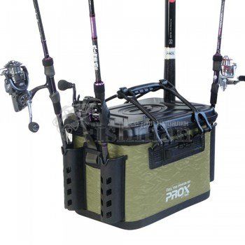 Prox EVA Tackle Bakkan With Rod Holder army green	, 36, 45×30×25.5