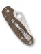 Spyderco Para 3 CPM Cru-Wear Micarta Brown