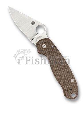 Spyderco Para 3 CPM Cru-Wear Micarta Brown
