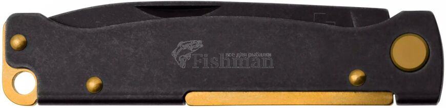 Boker Plus Atlas Black Stonewash Brass