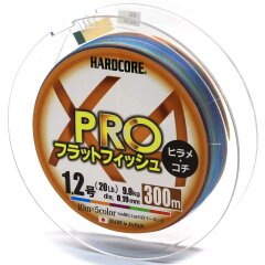 Duel Hardcore X4 PRO 300m 5Color, 0.165 мм.(#1), 8.16 кг(18 lb)