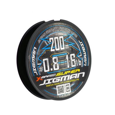 YGK X-Braid Super Jigman X8 200m, 0.128 мм.(#0.6), 6.35 кг.(14.0 lb)