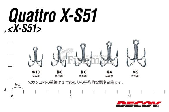 Decoy X-S51, 6, 10