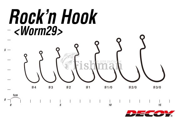 Decoy Worm29 Rockn Hook, 9, 1