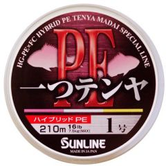 Sunline Hitotsu Tenya PE 210 м, 0.145 мм, 4,4 кг