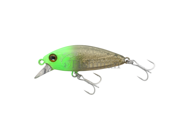 Jackall Abbey Minnow 38SF, Green/Weed